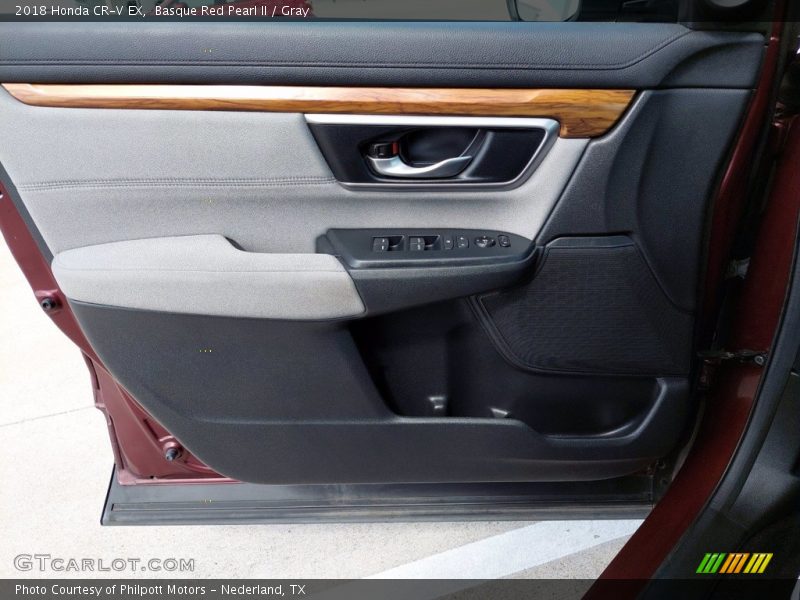 Basque Red Pearl II / Gray 2018 Honda CR-V EX