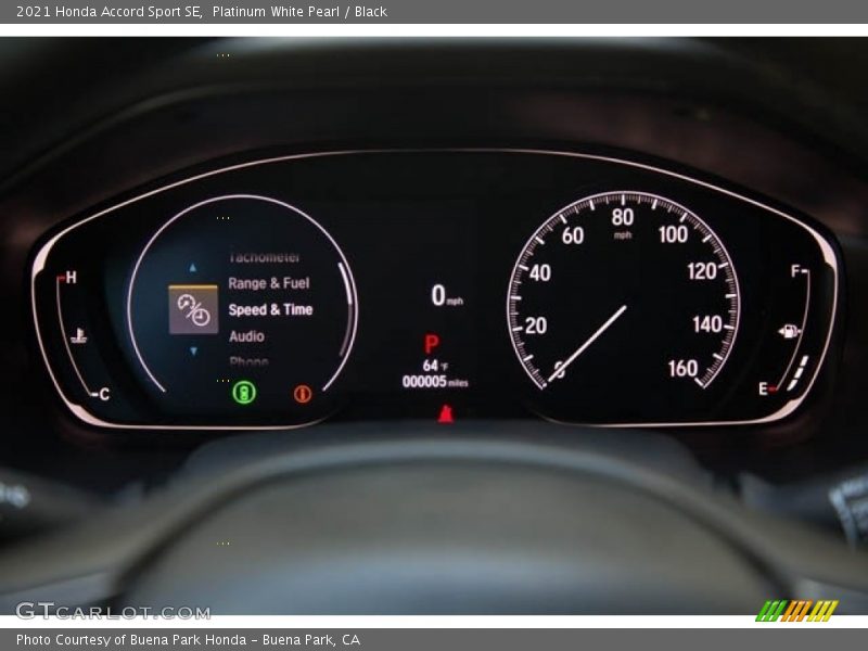 Platinum White Pearl / Black 2021 Honda Accord Sport SE