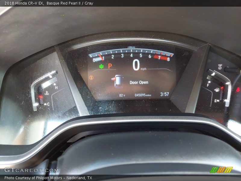 Basque Red Pearl II / Gray 2018 Honda CR-V EX