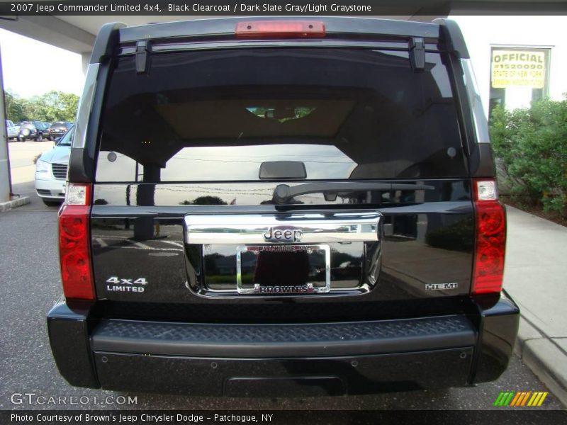 Black Clearcoat / Dark Slate Gray/Light Graystone 2007 Jeep Commander Limited 4x4