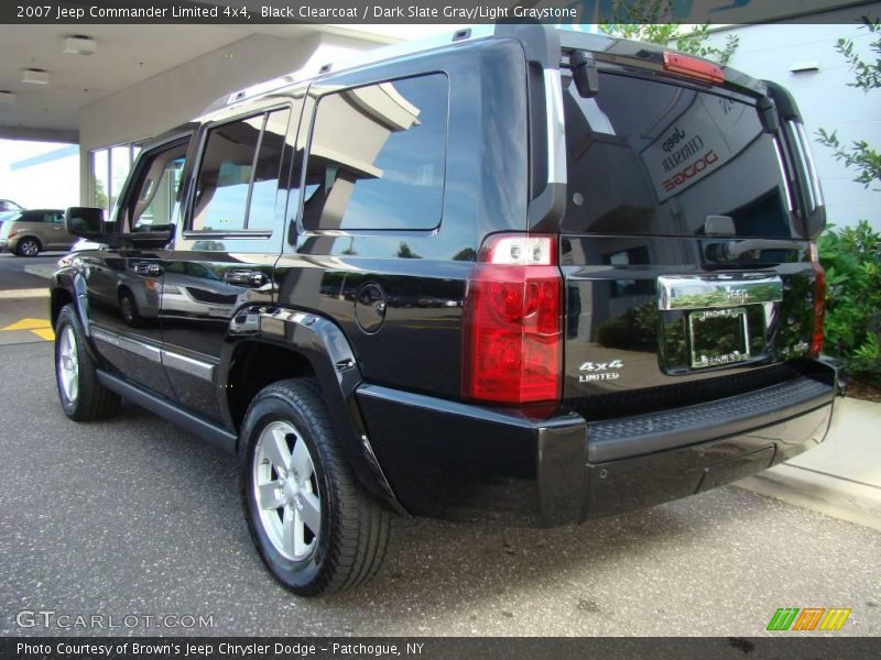 Black Clearcoat / Dark Slate Gray/Light Graystone 2007 Jeep Commander Limited 4x4