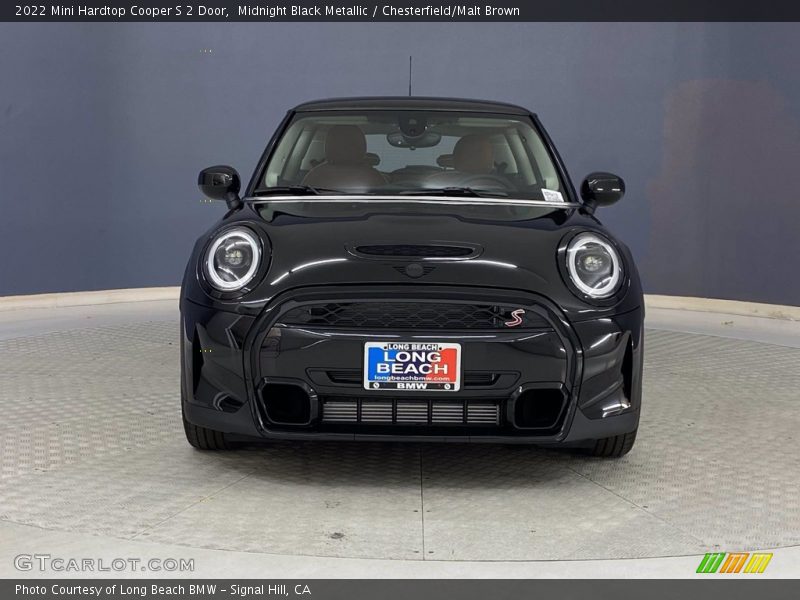 Midnight Black Metallic / Chesterfield/Malt Brown 2022 Mini Hardtop Cooper S 2 Door