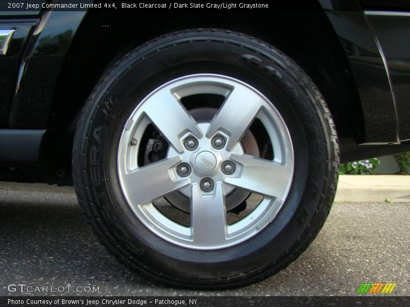 Black Clearcoat / Dark Slate Gray/Light Graystone 2007 Jeep Commander Limited 4x4