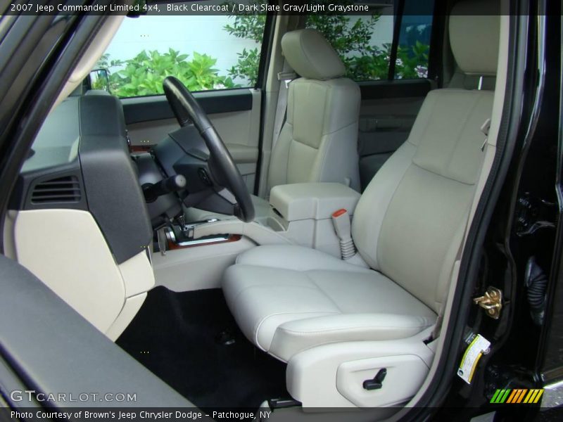 Black Clearcoat / Dark Slate Gray/Light Graystone 2007 Jeep Commander Limited 4x4