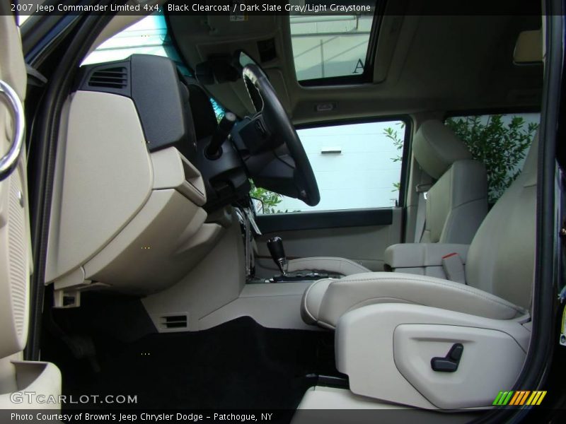 Black Clearcoat / Dark Slate Gray/Light Graystone 2007 Jeep Commander Limited 4x4