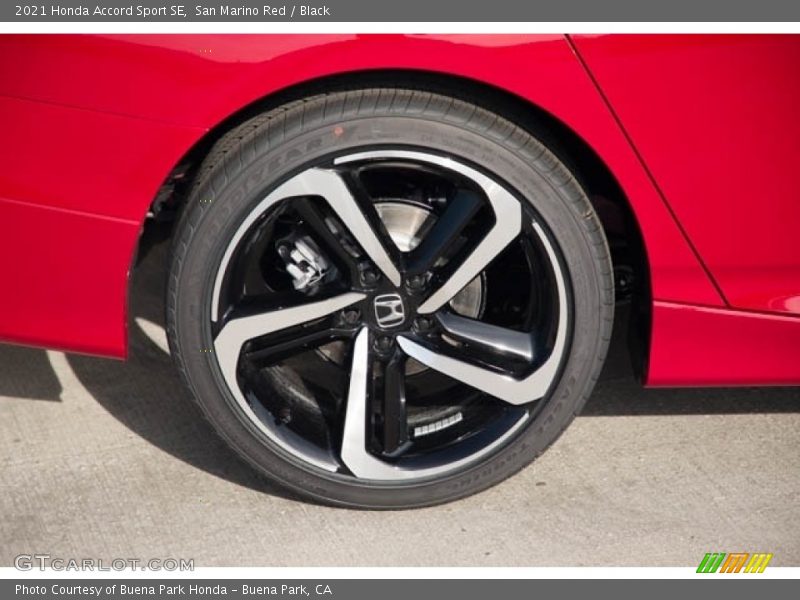 San Marino Red / Black 2021 Honda Accord Sport SE