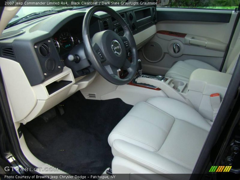 Black Clearcoat / Dark Slate Gray/Light Graystone 2007 Jeep Commander Limited 4x4