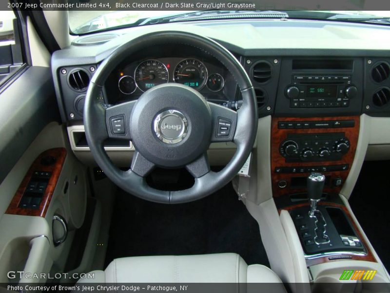 Black Clearcoat / Dark Slate Gray/Light Graystone 2007 Jeep Commander Limited 4x4