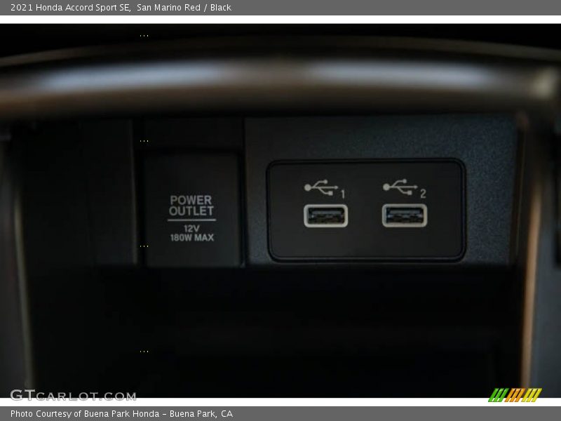 San Marino Red / Black 2021 Honda Accord Sport SE