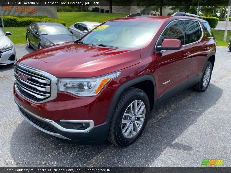 Crimson Red Tintcoat / Jet Black 2017 GMC Acadia SLE