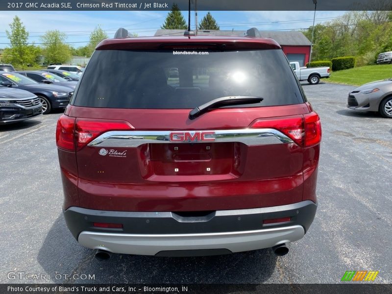 Crimson Red Tintcoat / Jet Black 2017 GMC Acadia SLE