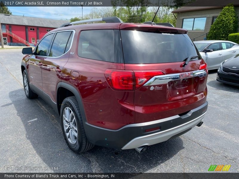 Crimson Red Tintcoat / Jet Black 2017 GMC Acadia SLE