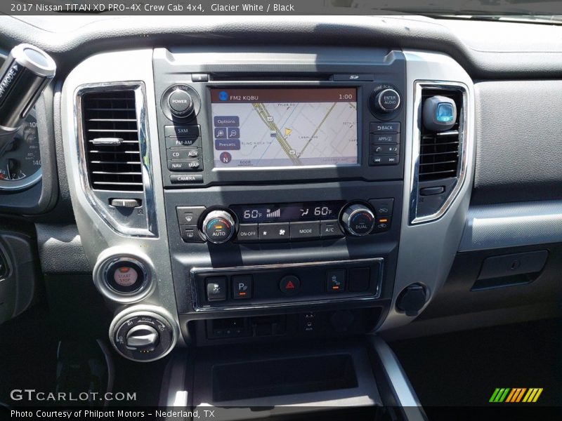 Glacier White / Black 2017 Nissan TITAN XD PRO-4X Crew Cab 4x4