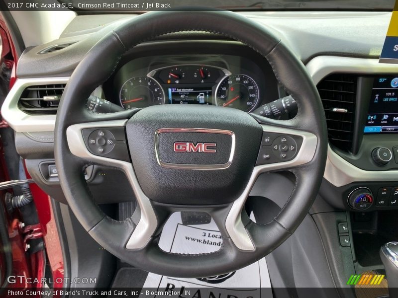 Crimson Red Tintcoat / Jet Black 2017 GMC Acadia SLE