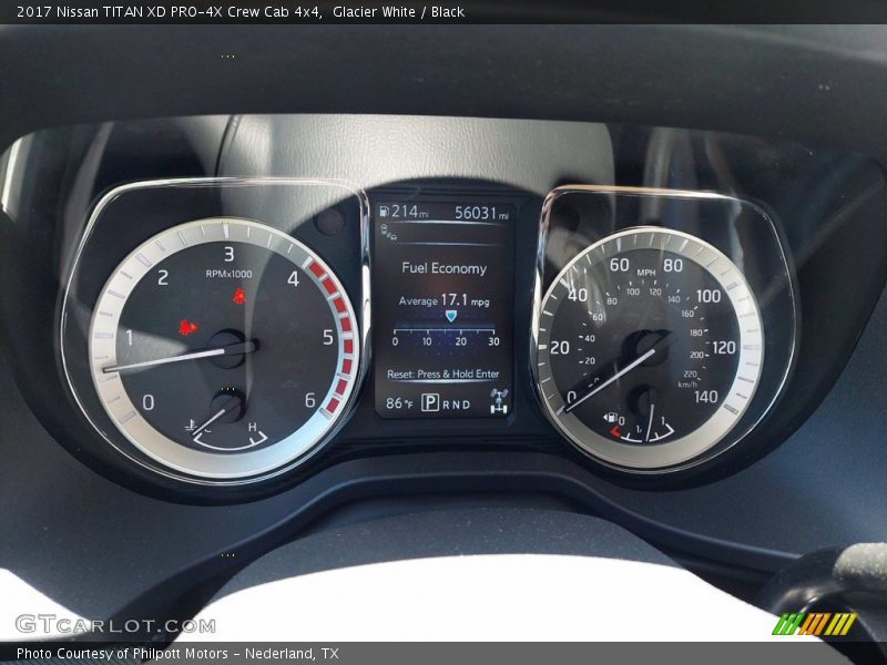 Glacier White / Black 2017 Nissan TITAN XD PRO-4X Crew Cab 4x4