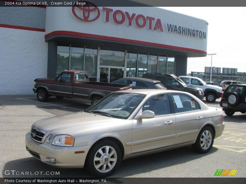 Cream Gold / Beige 2004 Kia Optima LX V6