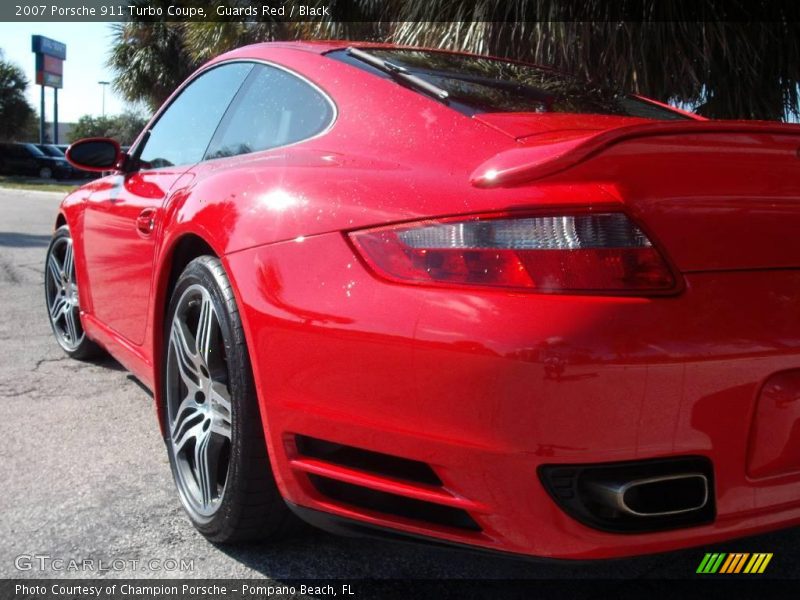 Guards Red / Black 2007 Porsche 911 Turbo Coupe