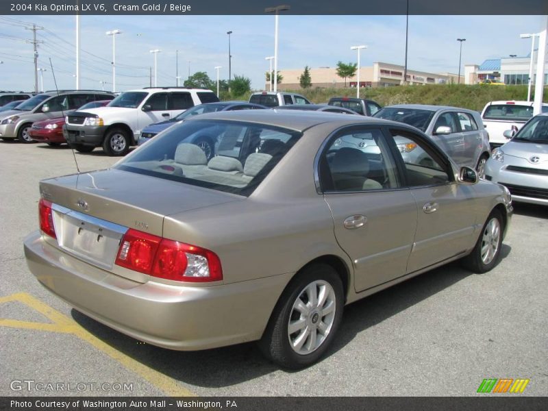 Cream Gold / Beige 2004 Kia Optima LX V6