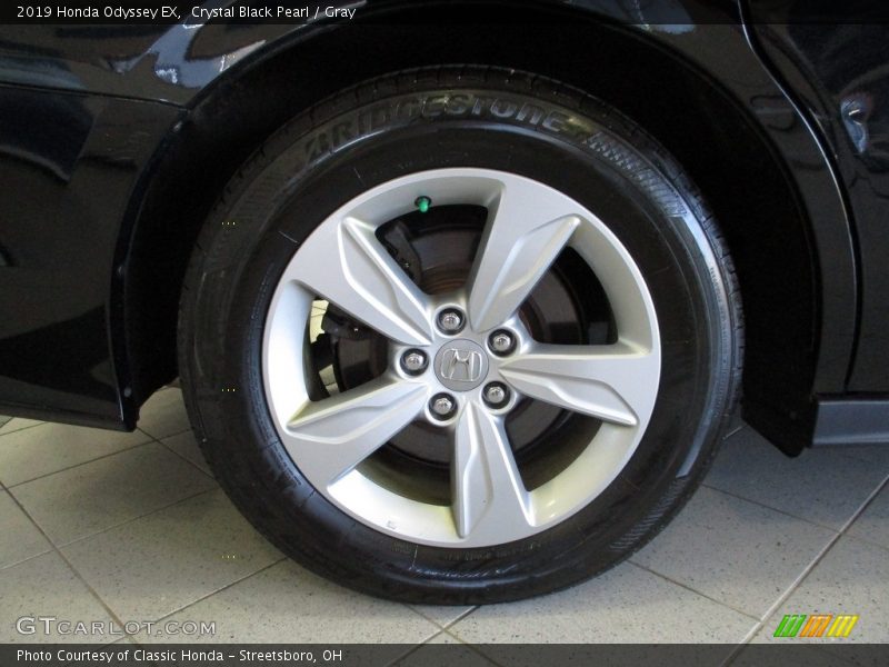 Crystal Black Pearl / Gray 2019 Honda Odyssey EX