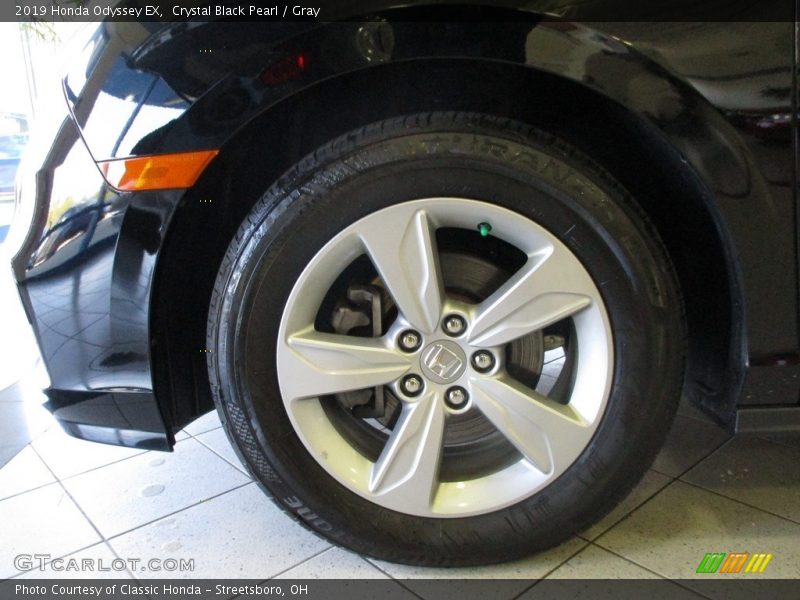 Crystal Black Pearl / Gray 2019 Honda Odyssey EX