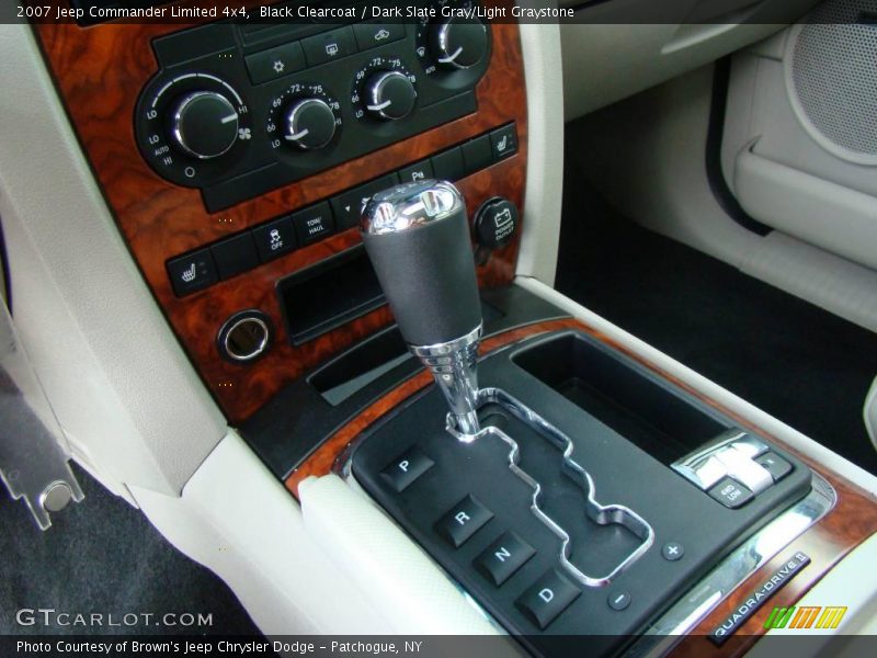 Black Clearcoat / Dark Slate Gray/Light Graystone 2007 Jeep Commander Limited 4x4