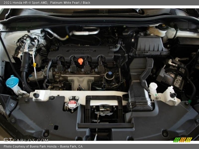 Platinum White Pearl / Black 2021 Honda HR-V Sport AWD