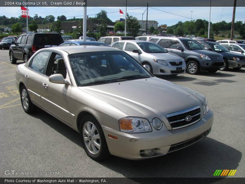 Cream Gold / Beige 2004 Kia Optima LX V6