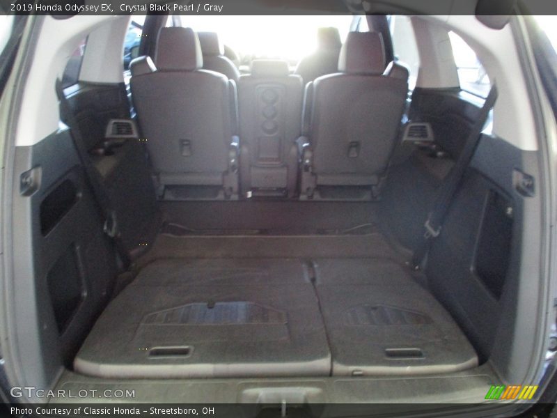 Crystal Black Pearl / Gray 2019 Honda Odyssey EX