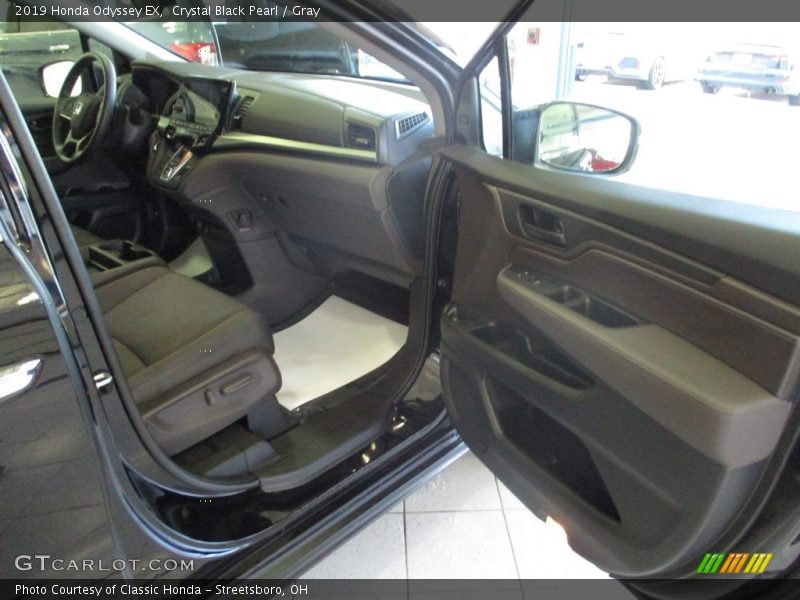 Crystal Black Pearl / Gray 2019 Honda Odyssey EX