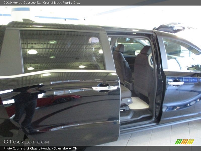 Crystal Black Pearl / Gray 2019 Honda Odyssey EX