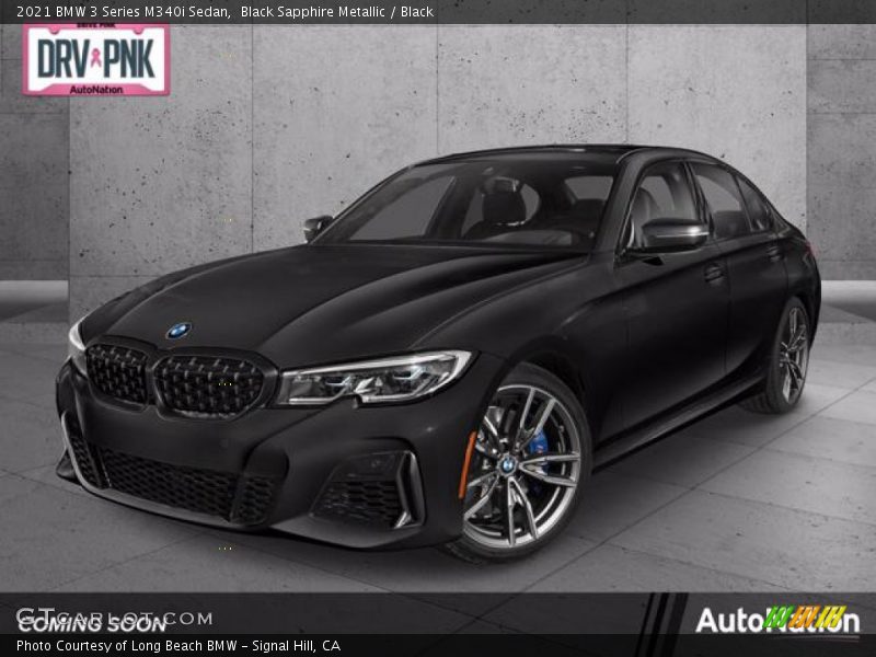 Black Sapphire Metallic / Black 2021 BMW 3 Series M340i Sedan
