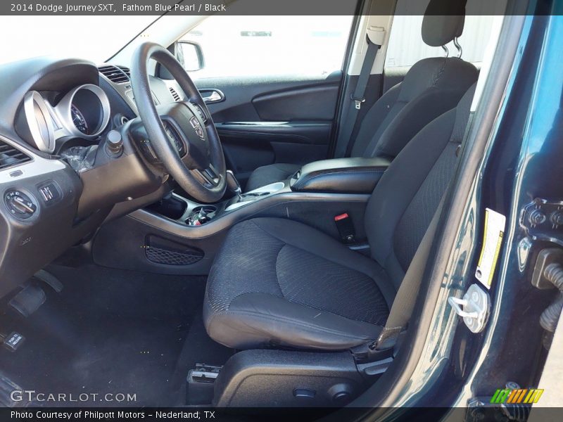 Fathom Blue Pearl / Black 2014 Dodge Journey SXT