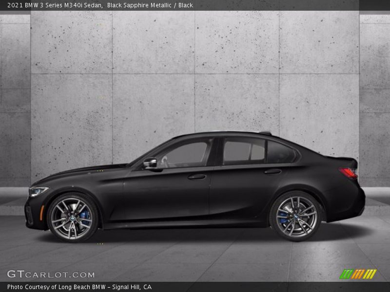 Black Sapphire Metallic / Black 2021 BMW 3 Series M340i Sedan