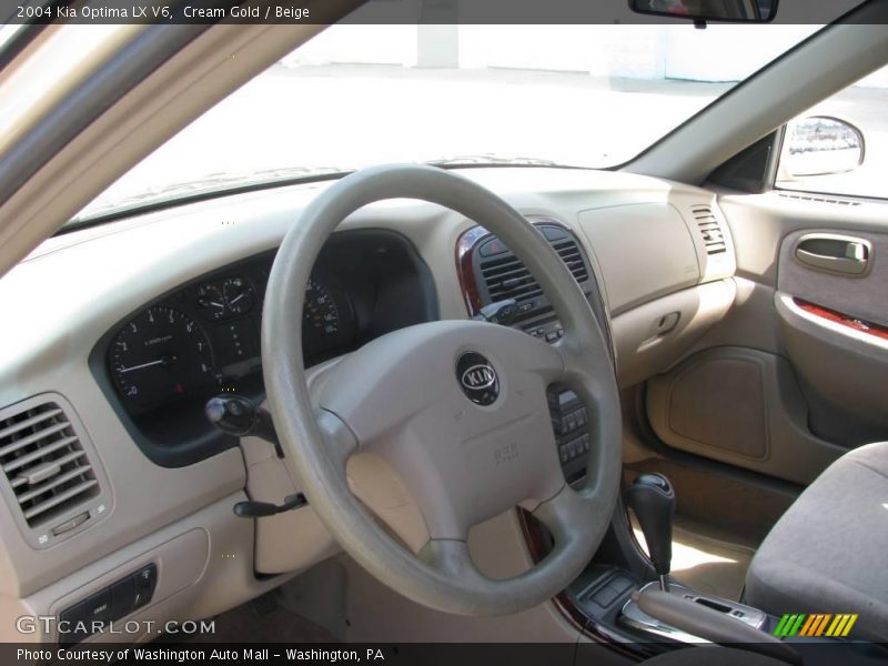 Cream Gold / Beige 2004 Kia Optima LX V6