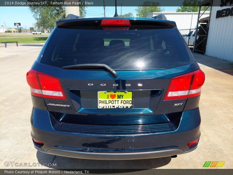 Fathom Blue Pearl / Black 2014 Dodge Journey SXT