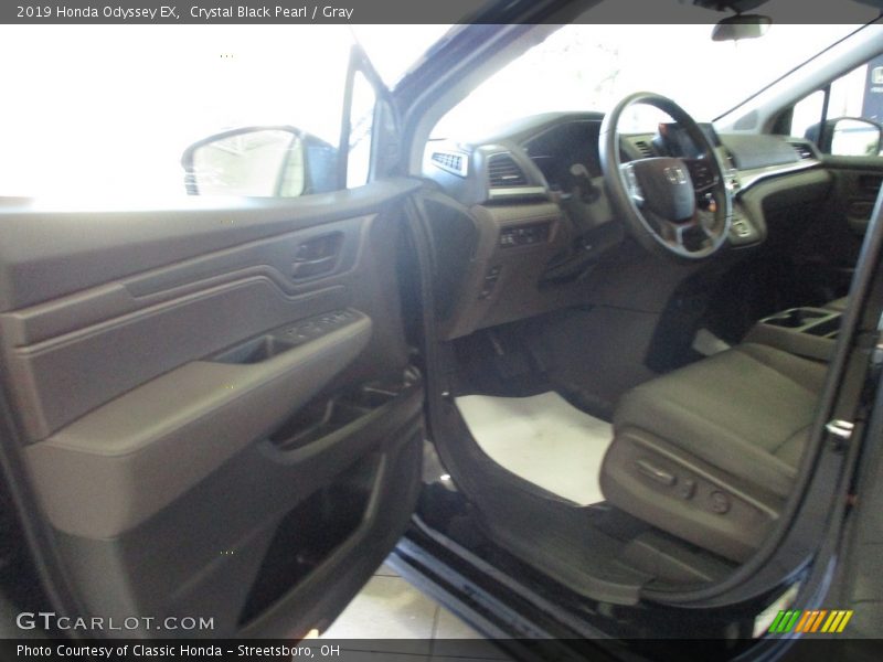 Crystal Black Pearl / Gray 2019 Honda Odyssey EX