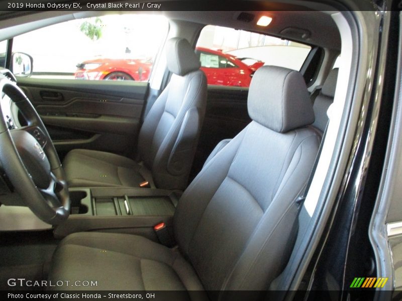 Crystal Black Pearl / Gray 2019 Honda Odyssey EX
