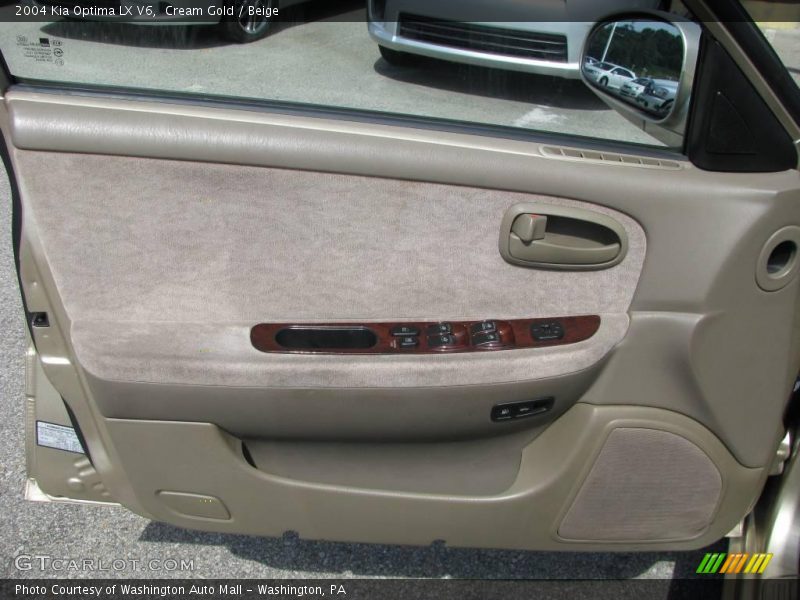 Cream Gold / Beige 2004 Kia Optima LX V6
