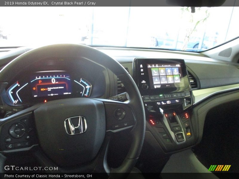 Crystal Black Pearl / Gray 2019 Honda Odyssey EX