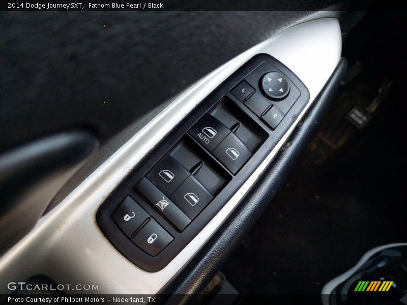 Fathom Blue Pearl / Black 2014 Dodge Journey SXT