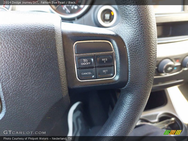 Fathom Blue Pearl / Black 2014 Dodge Journey SXT