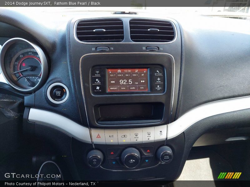 Fathom Blue Pearl / Black 2014 Dodge Journey SXT