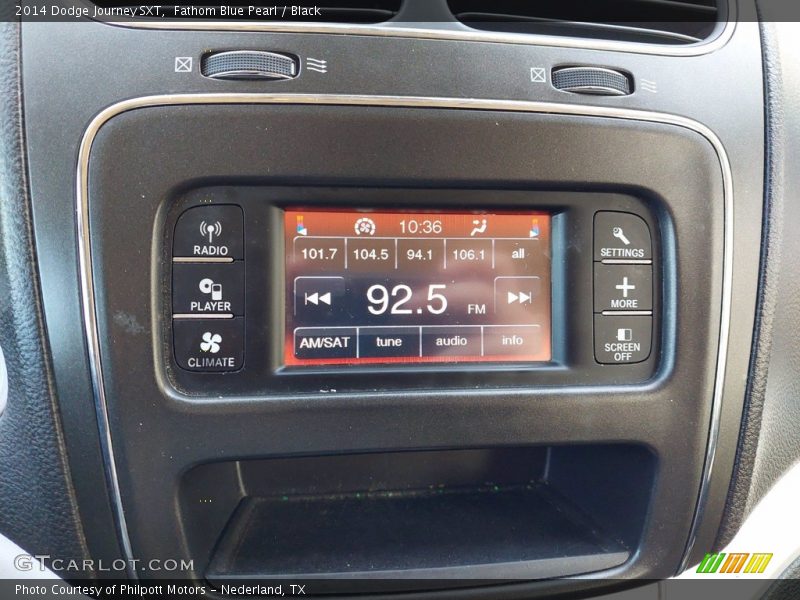 Fathom Blue Pearl / Black 2014 Dodge Journey SXT