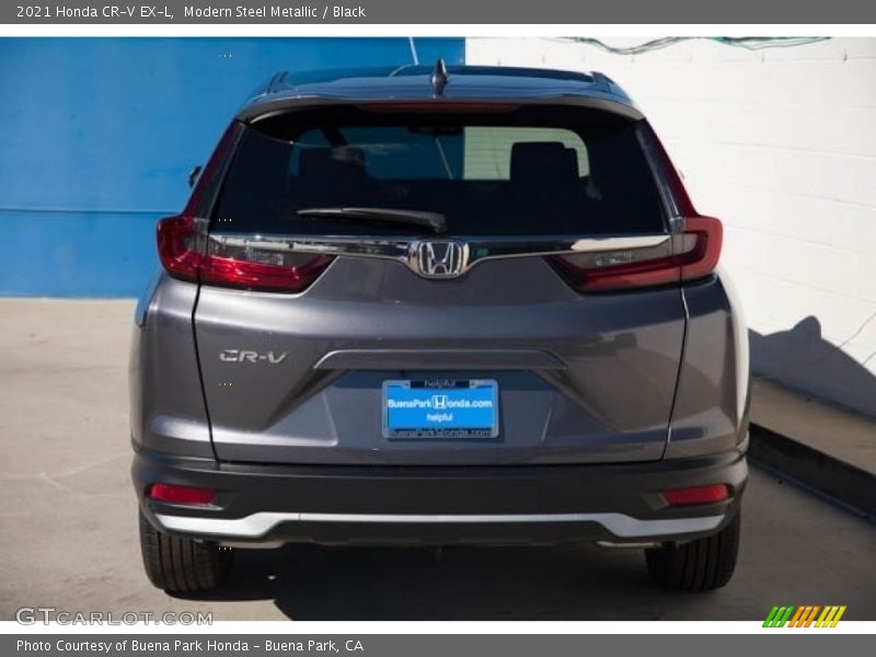 Modern Steel Metallic / Black 2021 Honda CR-V EX-L