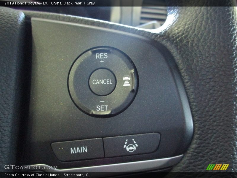 Crystal Black Pearl / Gray 2019 Honda Odyssey EX