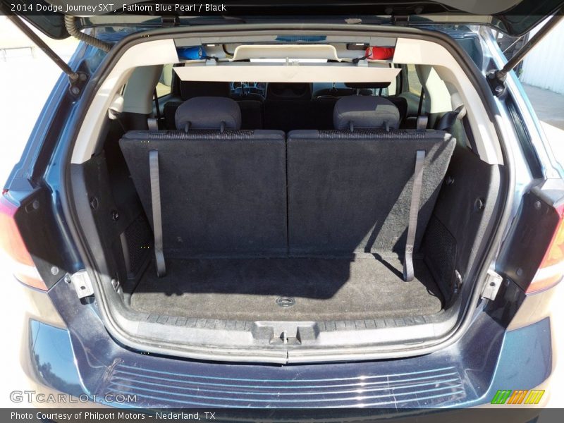 Fathom Blue Pearl / Black 2014 Dodge Journey SXT