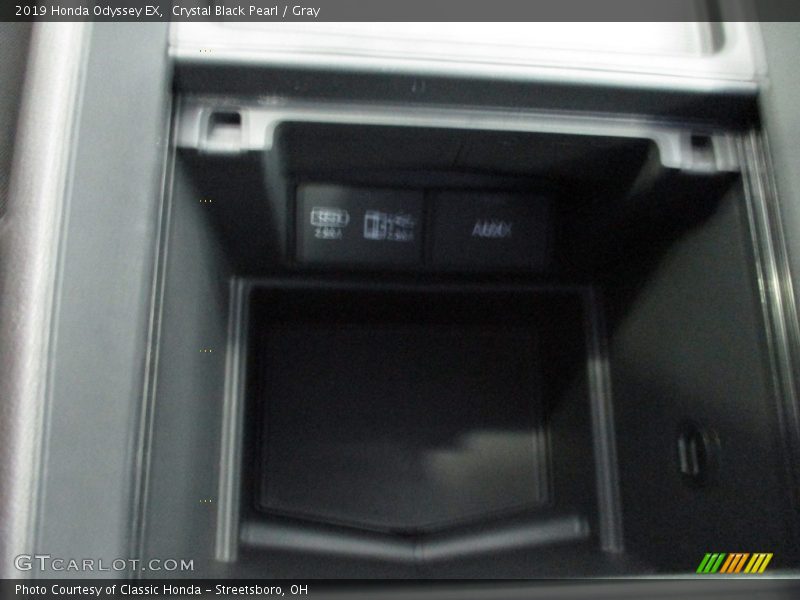 Crystal Black Pearl / Gray 2019 Honda Odyssey EX