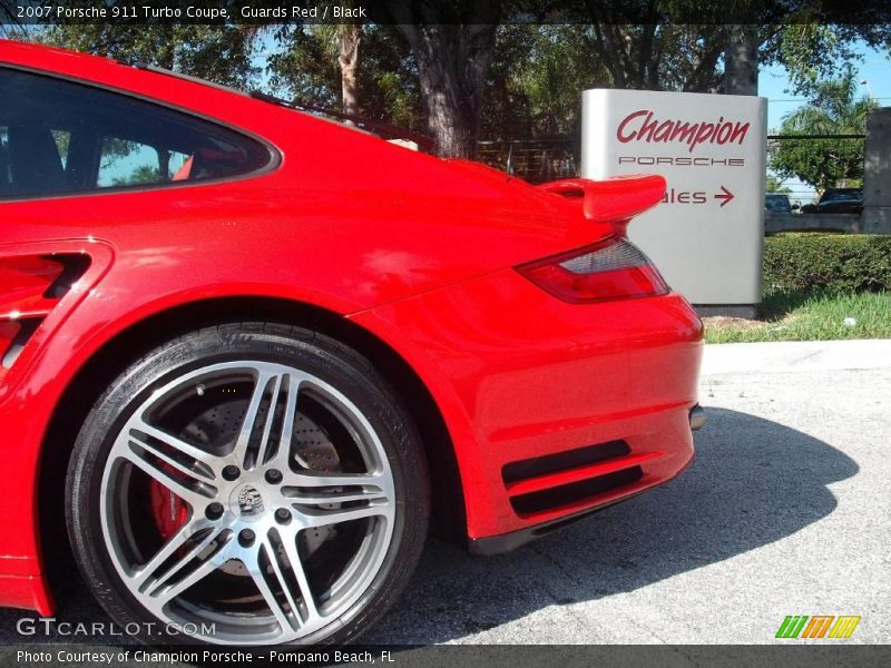 Guards Red / Black 2007 Porsche 911 Turbo Coupe