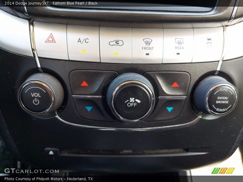 Fathom Blue Pearl / Black 2014 Dodge Journey SXT