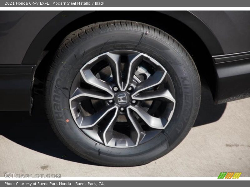 Modern Steel Metallic / Black 2021 Honda CR-V EX-L